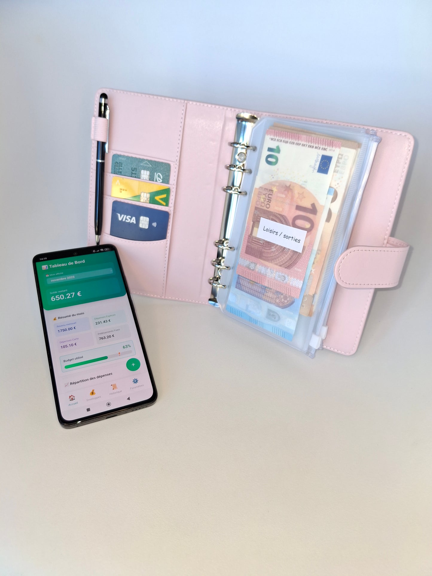 📱+📒 Le Kit "Comptiz" (Application Comptiz Premium + Portefeuille + Etiquettes)